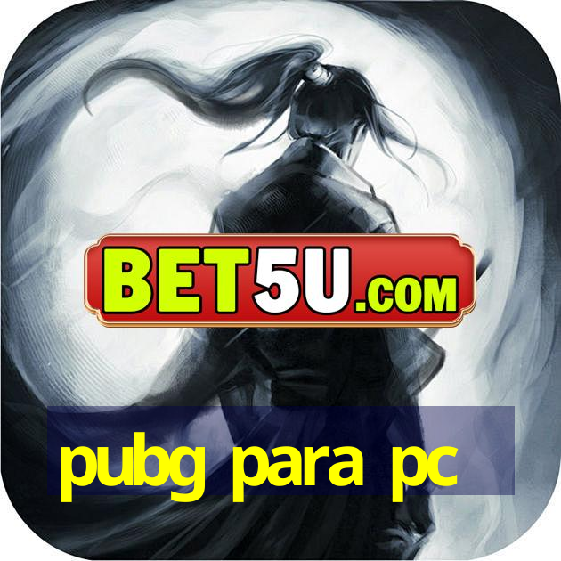 pubg para pc